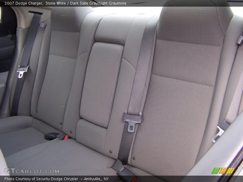 Stone White / Dark Slate Gray/Light Graystone 2007 Dodge Charger