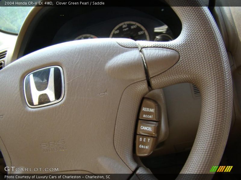 Clover Green Pearl / Saddle 2004 Honda CR-V EX 4WD