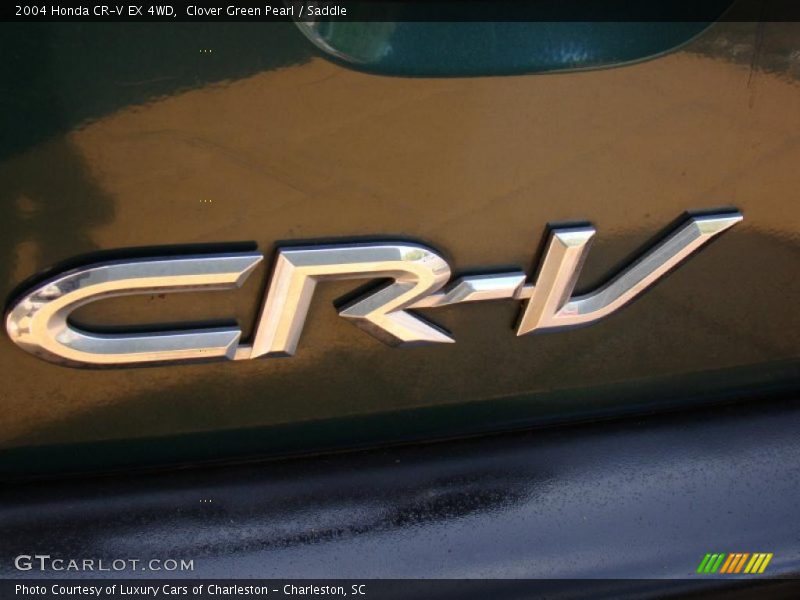 Clover Green Pearl / Saddle 2004 Honda CR-V EX 4WD