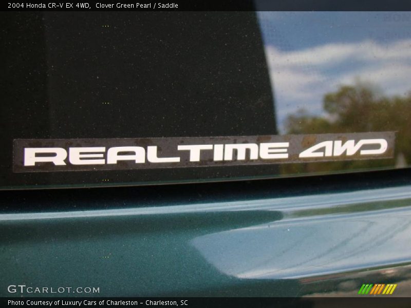 Clover Green Pearl / Saddle 2004 Honda CR-V EX 4WD