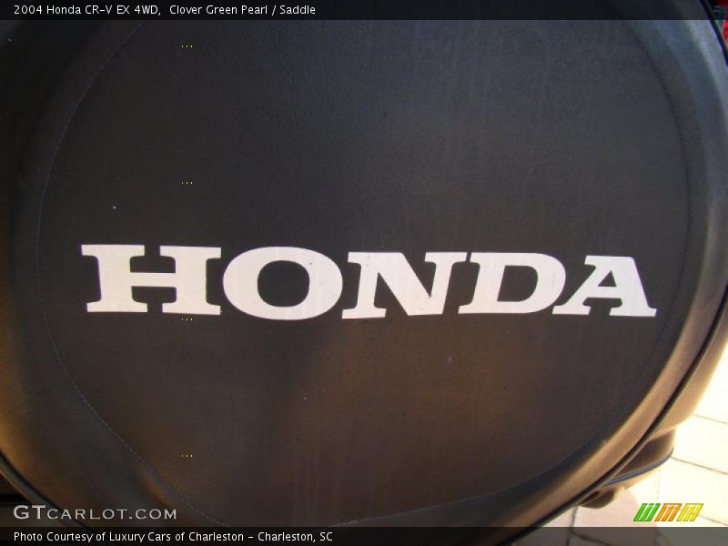 Clover Green Pearl / Saddle 2004 Honda CR-V EX 4WD