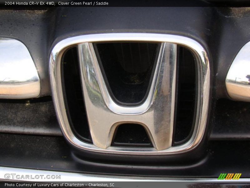 Clover Green Pearl / Saddle 2004 Honda CR-V EX 4WD