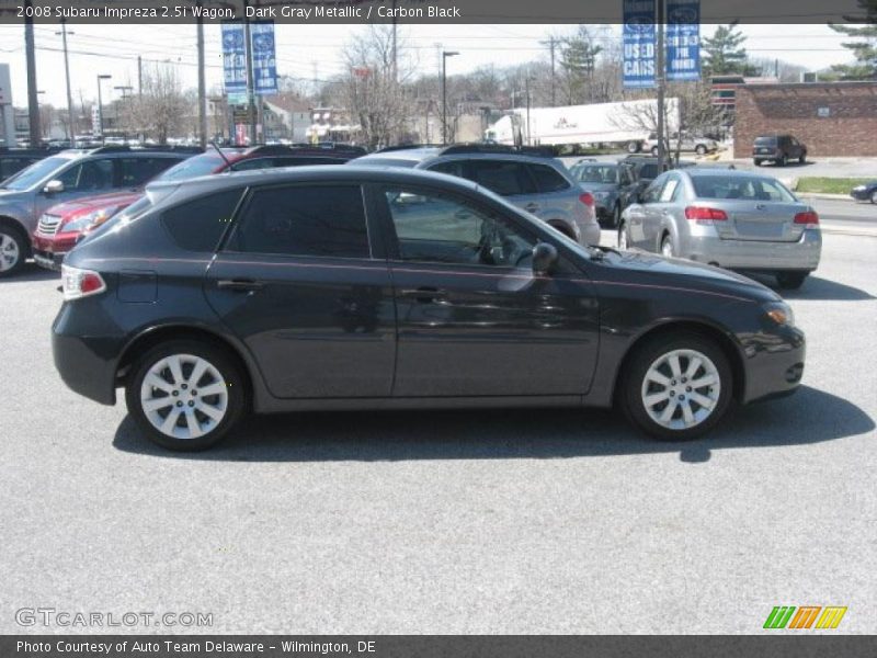 Dark Gray Metallic / Carbon Black 2008 Subaru Impreza 2.5i Wagon