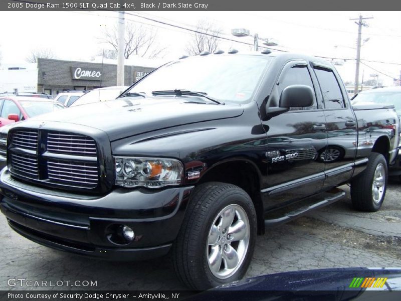 Black / Dark Slate Gray 2005 Dodge Ram 1500 SLT Quad Cab 4x4