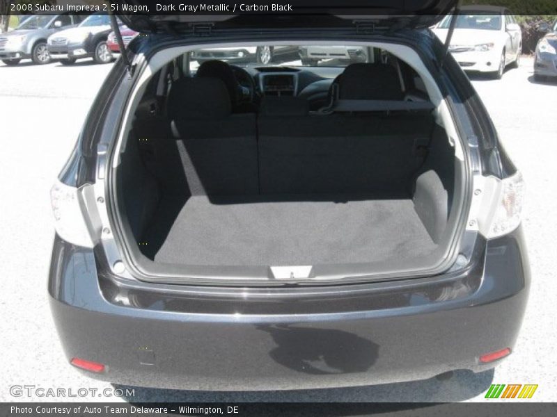 Dark Gray Metallic / Carbon Black 2008 Subaru Impreza 2.5i Wagon