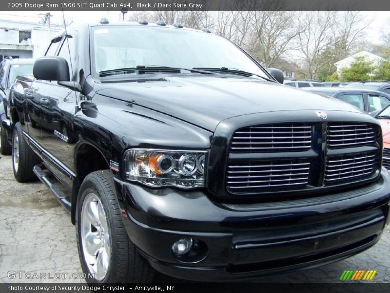 Black / Dark Slate Gray 2005 Dodge Ram 1500 SLT Quad Cab 4x4
