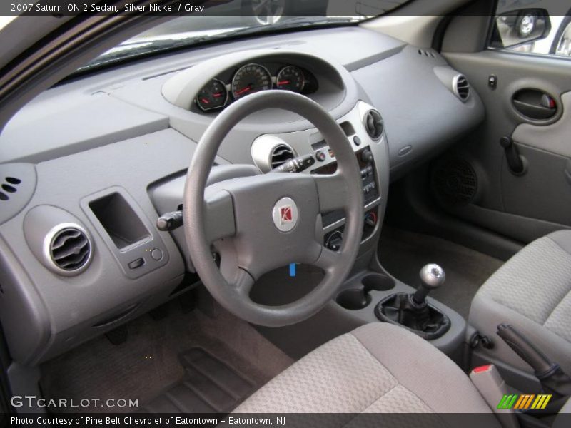 Gray Interior - 2007 ION 2 Sedan 