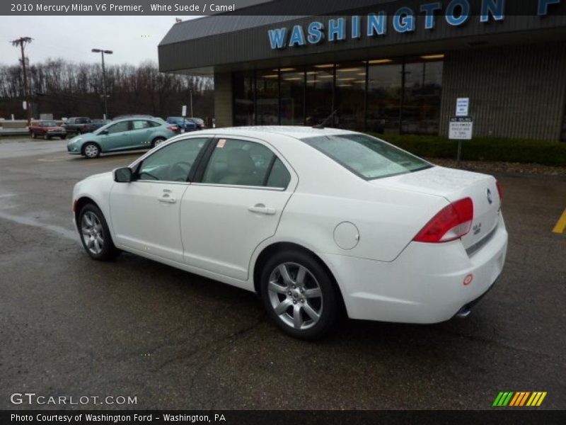 White Suede / Camel 2010 Mercury Milan V6 Premier