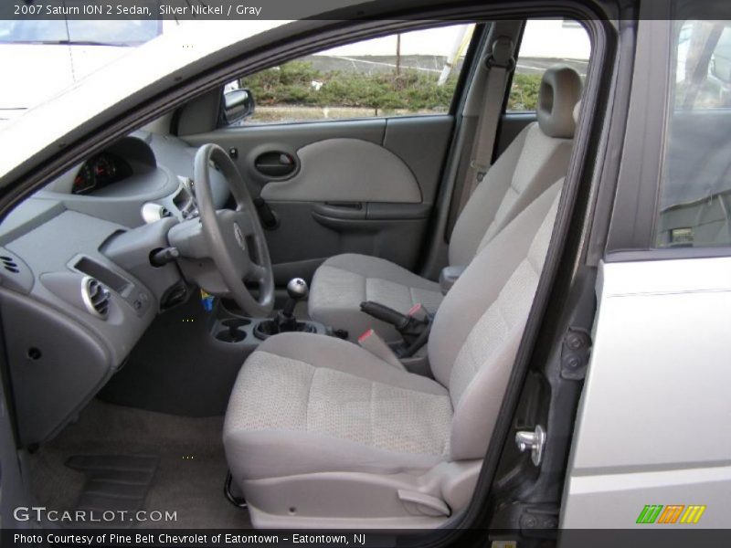 Silver Nickel / Gray 2007 Saturn ION 2 Sedan