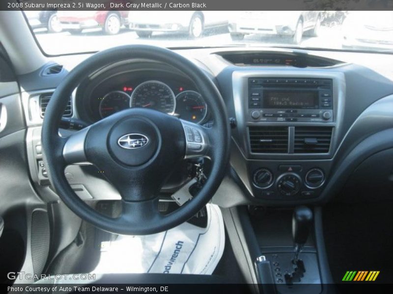 Dark Gray Metallic / Carbon Black 2008 Subaru Impreza 2.5i Wagon