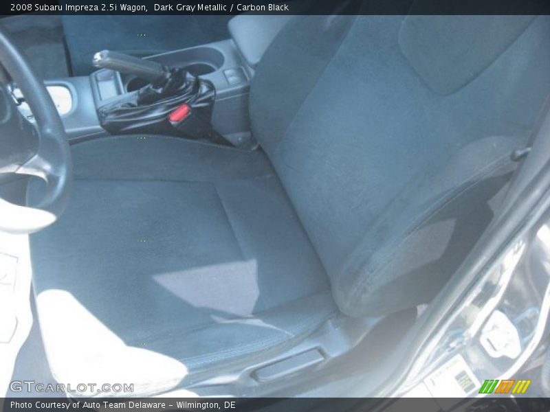 Dark Gray Metallic / Carbon Black 2008 Subaru Impreza 2.5i Wagon
