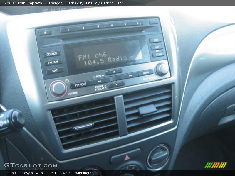 Dark Gray Metallic / Carbon Black 2008 Subaru Impreza 2.5i Wagon