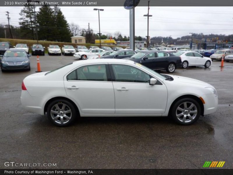 White Suede / Camel 2010 Mercury Milan V6 Premier
