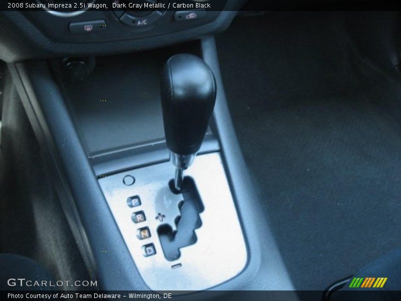 Dark Gray Metallic / Carbon Black 2008 Subaru Impreza 2.5i Wagon