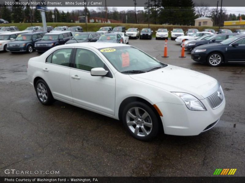 White Suede / Camel 2010 Mercury Milan V6 Premier
