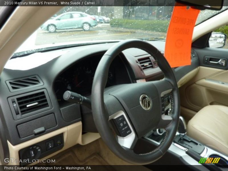 White Suede / Camel 2010 Mercury Milan V6 Premier