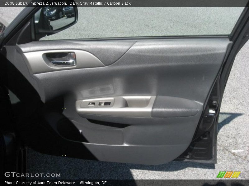 Dark Gray Metallic / Carbon Black 2008 Subaru Impreza 2.5i Wagon