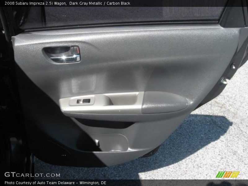 Dark Gray Metallic / Carbon Black 2008 Subaru Impreza 2.5i Wagon