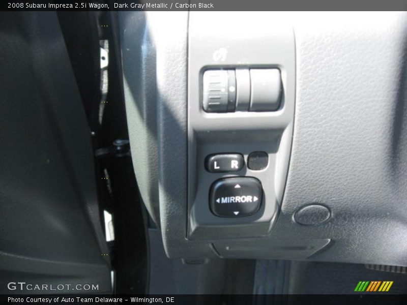 Dark Gray Metallic / Carbon Black 2008 Subaru Impreza 2.5i Wagon