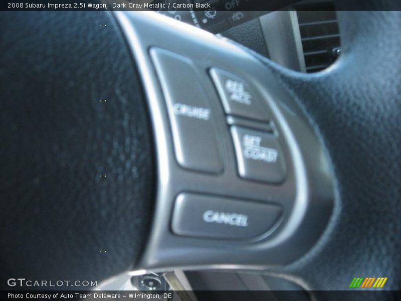 Dark Gray Metallic / Carbon Black 2008 Subaru Impreza 2.5i Wagon