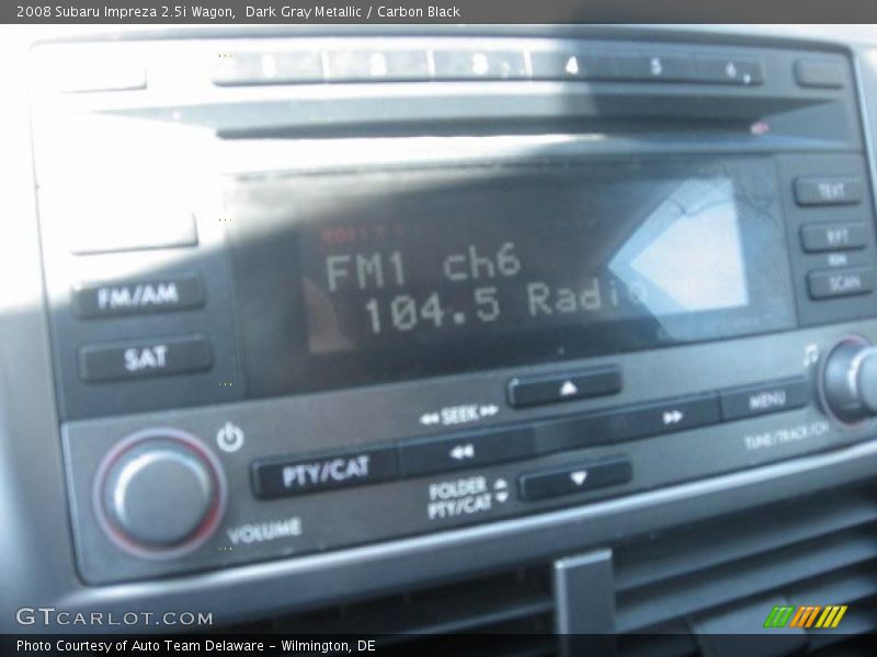 Dark Gray Metallic / Carbon Black 2008 Subaru Impreza 2.5i Wagon