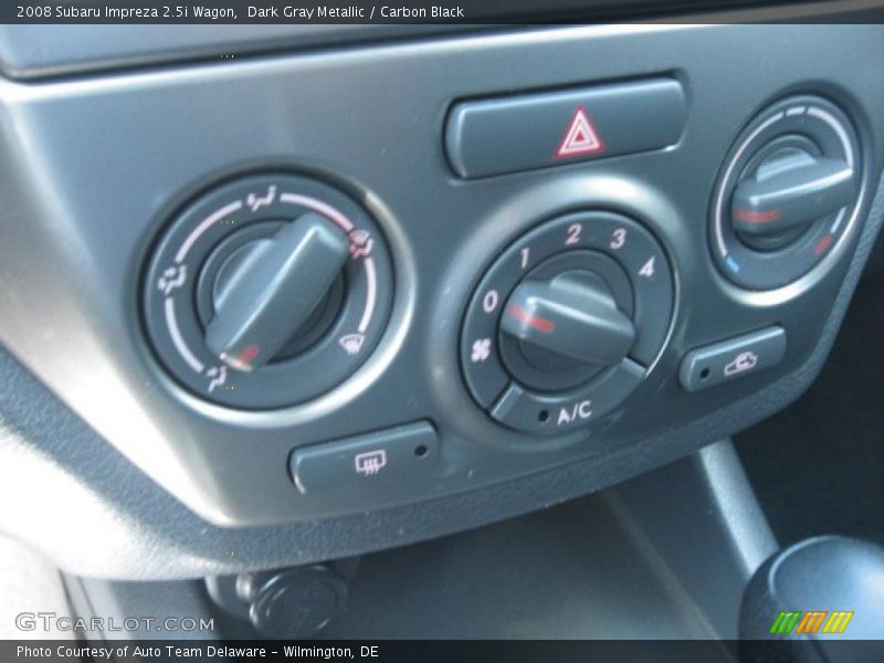 Dark Gray Metallic / Carbon Black 2008 Subaru Impreza 2.5i Wagon