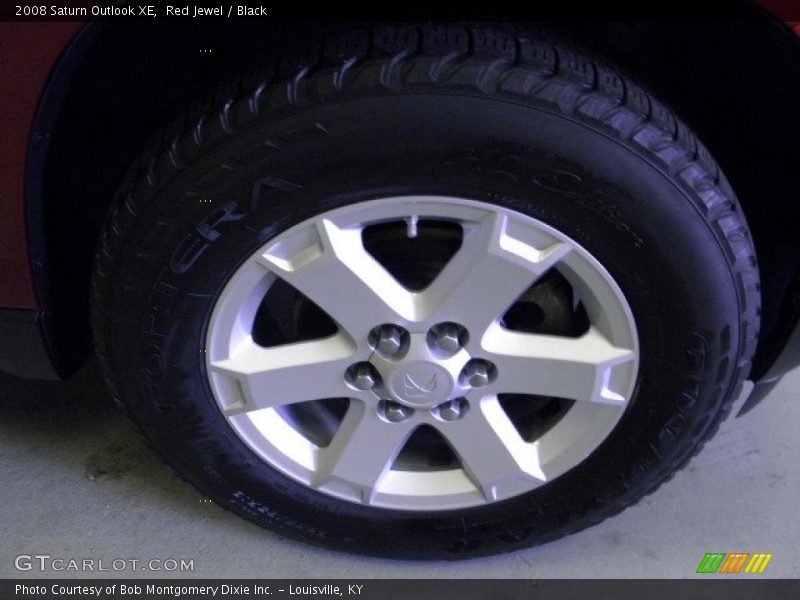 Red Jewel / Black 2008 Saturn Outlook XE
