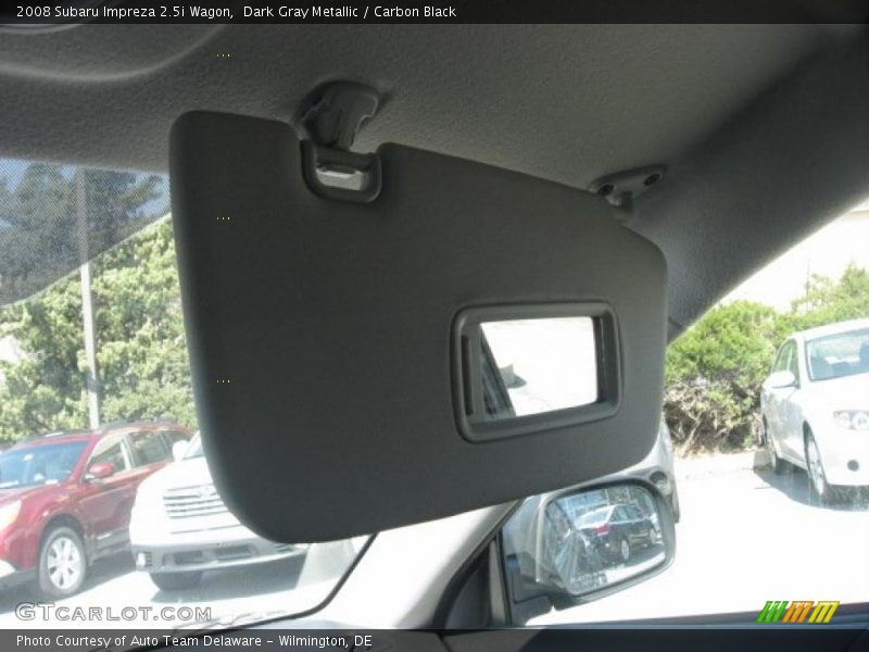 Dark Gray Metallic / Carbon Black 2008 Subaru Impreza 2.5i Wagon