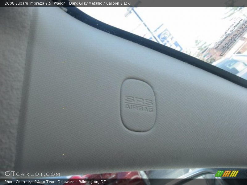 Dark Gray Metallic / Carbon Black 2008 Subaru Impreza 2.5i Wagon