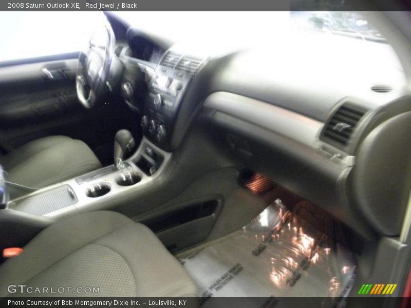 Red Jewel / Black 2008 Saturn Outlook XE