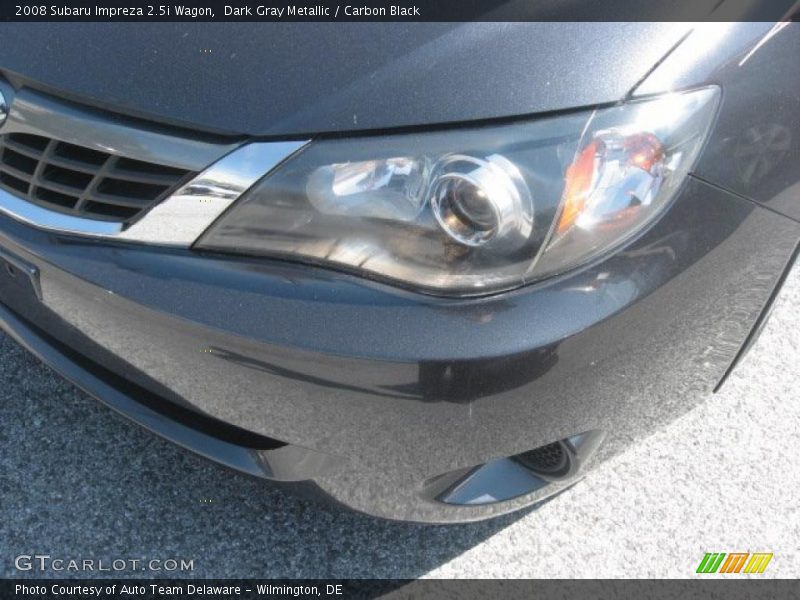 Dark Gray Metallic / Carbon Black 2008 Subaru Impreza 2.5i Wagon