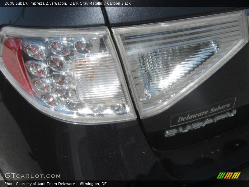 Dark Gray Metallic / Carbon Black 2008 Subaru Impreza 2.5i Wagon