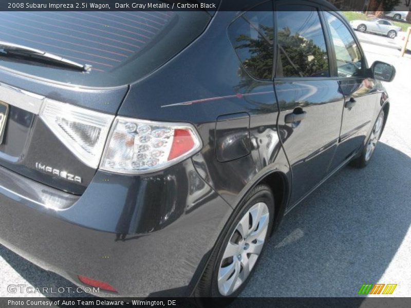 Dark Gray Metallic / Carbon Black 2008 Subaru Impreza 2.5i Wagon