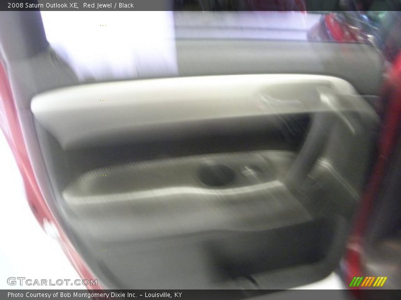 Red Jewel / Black 2008 Saturn Outlook XE