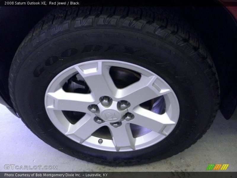 Red Jewel / Black 2008 Saturn Outlook XE