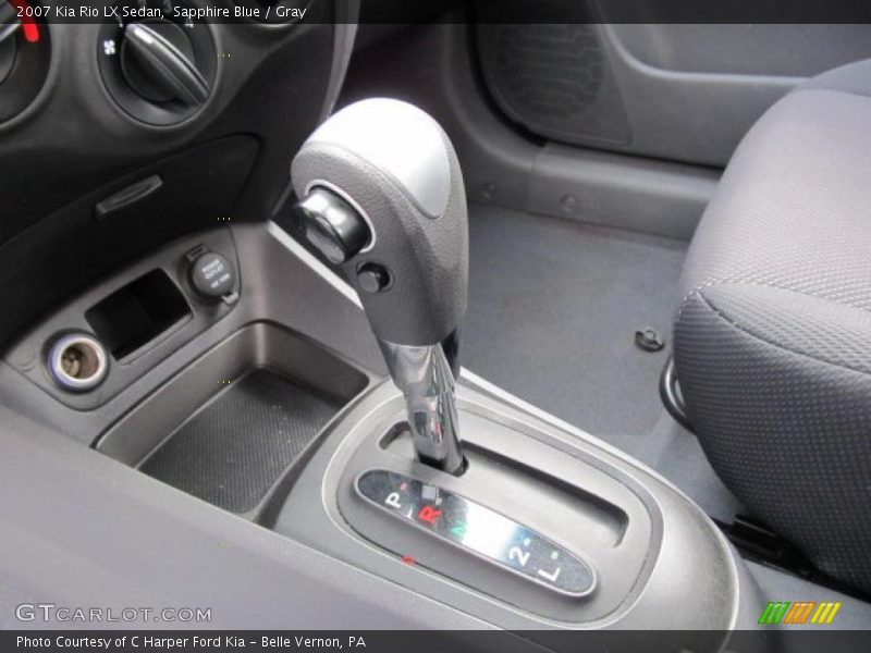Sapphire Blue / Gray 2007 Kia Rio LX Sedan