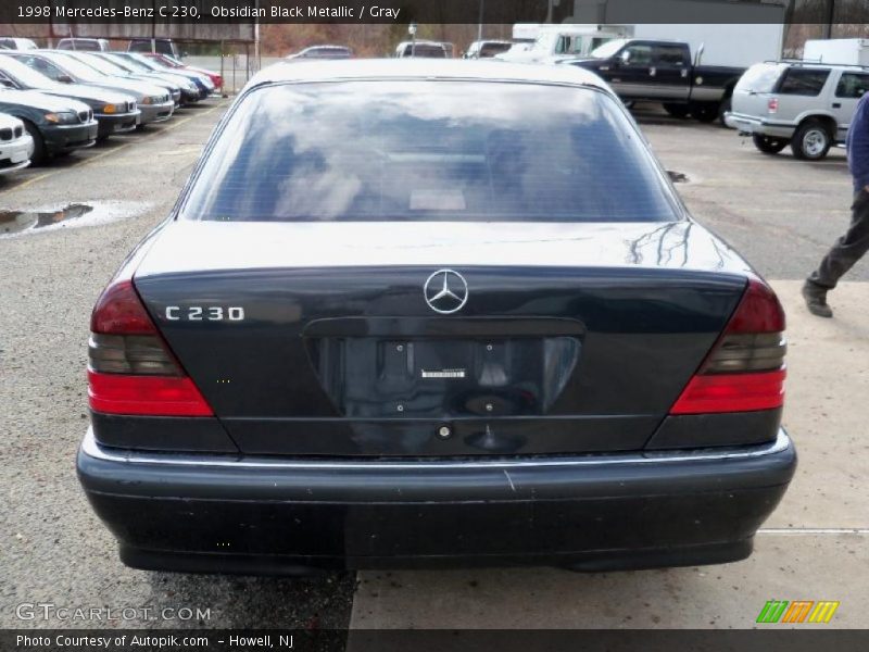 Obsidian Black Metallic / Gray 1998 Mercedes-Benz C 230
