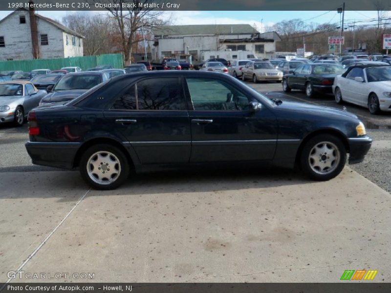 Obsidian Black Metallic / Gray 1998 Mercedes-Benz C 230