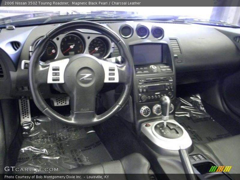 Magnetic Black Pearl / Charcoal Leather 2006 Nissan 350Z Touring Roadster