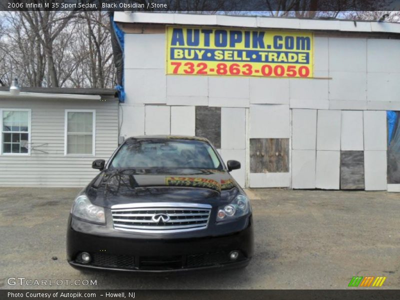 Black Obsidian / Stone 2006 Infiniti M 35 Sport Sedan