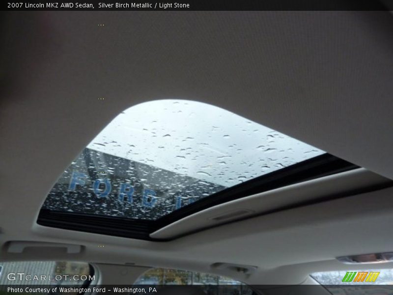 Silver Birch Metallic / Light Stone 2007 Lincoln MKZ AWD Sedan