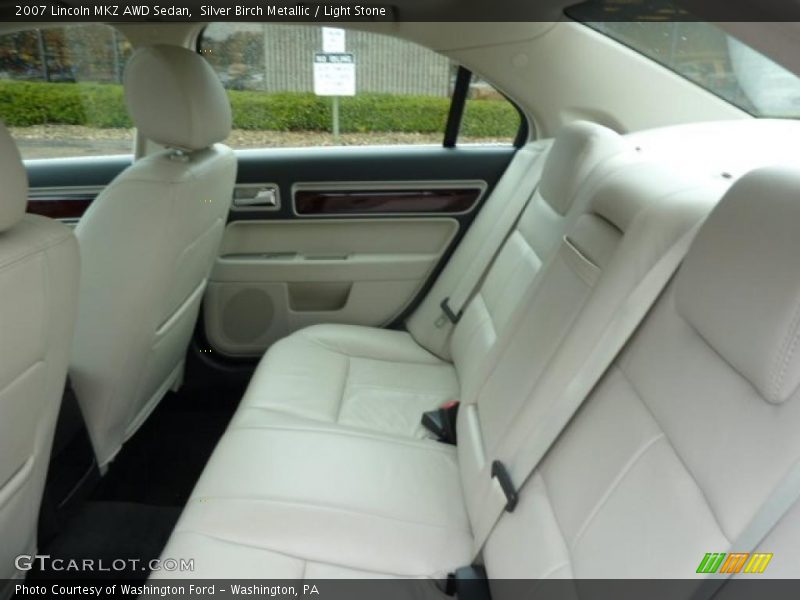 Silver Birch Metallic / Light Stone 2007 Lincoln MKZ AWD Sedan