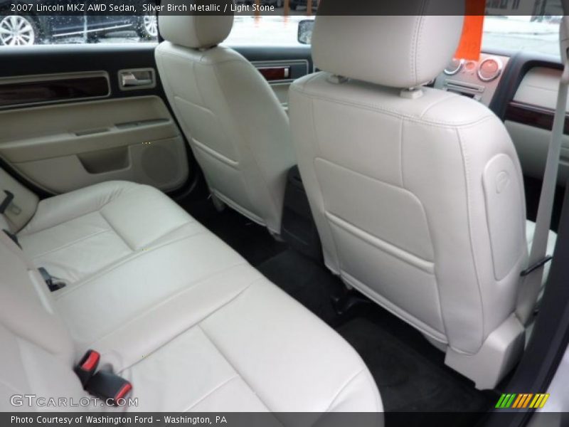 Silver Birch Metallic / Light Stone 2007 Lincoln MKZ AWD Sedan