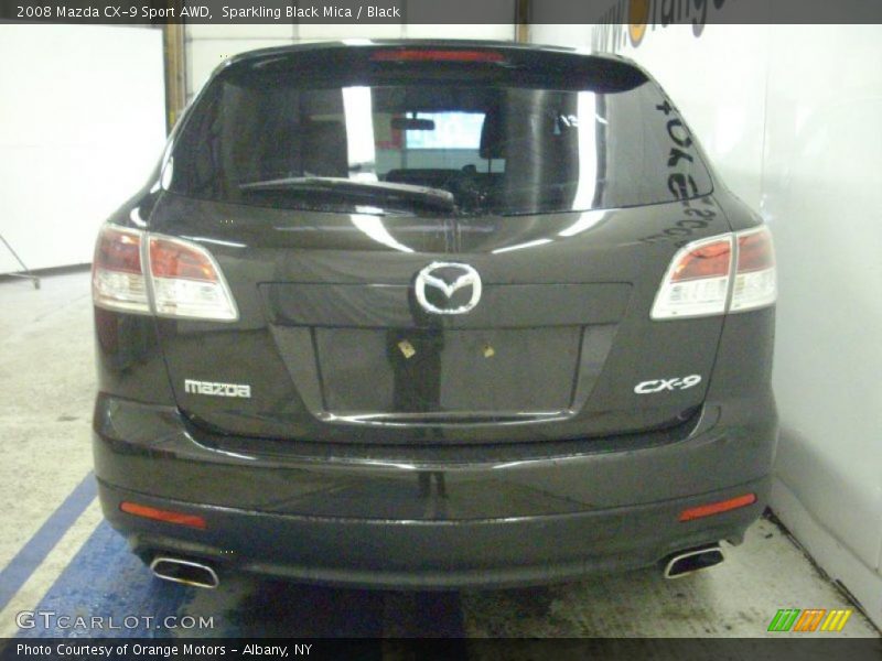 Sparkling Black Mica / Black 2008 Mazda CX-9 Sport AWD