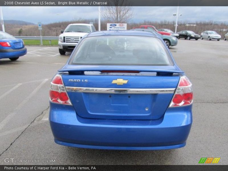 Bright Blue Metallic / Charcoal 2008 Chevrolet Aveo LS Sedan