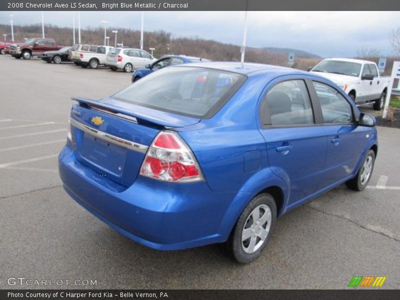 Bright Blue Metallic / Charcoal 2008 Chevrolet Aveo LS Sedan