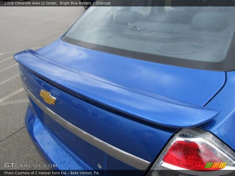 Bright Blue Metallic / Charcoal 2008 Chevrolet Aveo LS Sedan