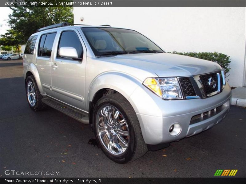 Silver Lightning Metallic / Desert 2006 Nissan Pathfinder SE