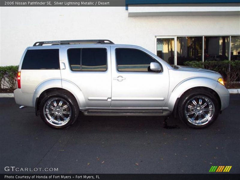 Silver Lightning Metallic / Desert 2006 Nissan Pathfinder SE