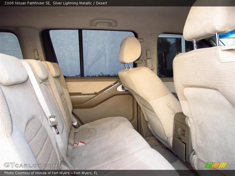 Silver Lightning Metallic / Desert 2006 Nissan Pathfinder SE